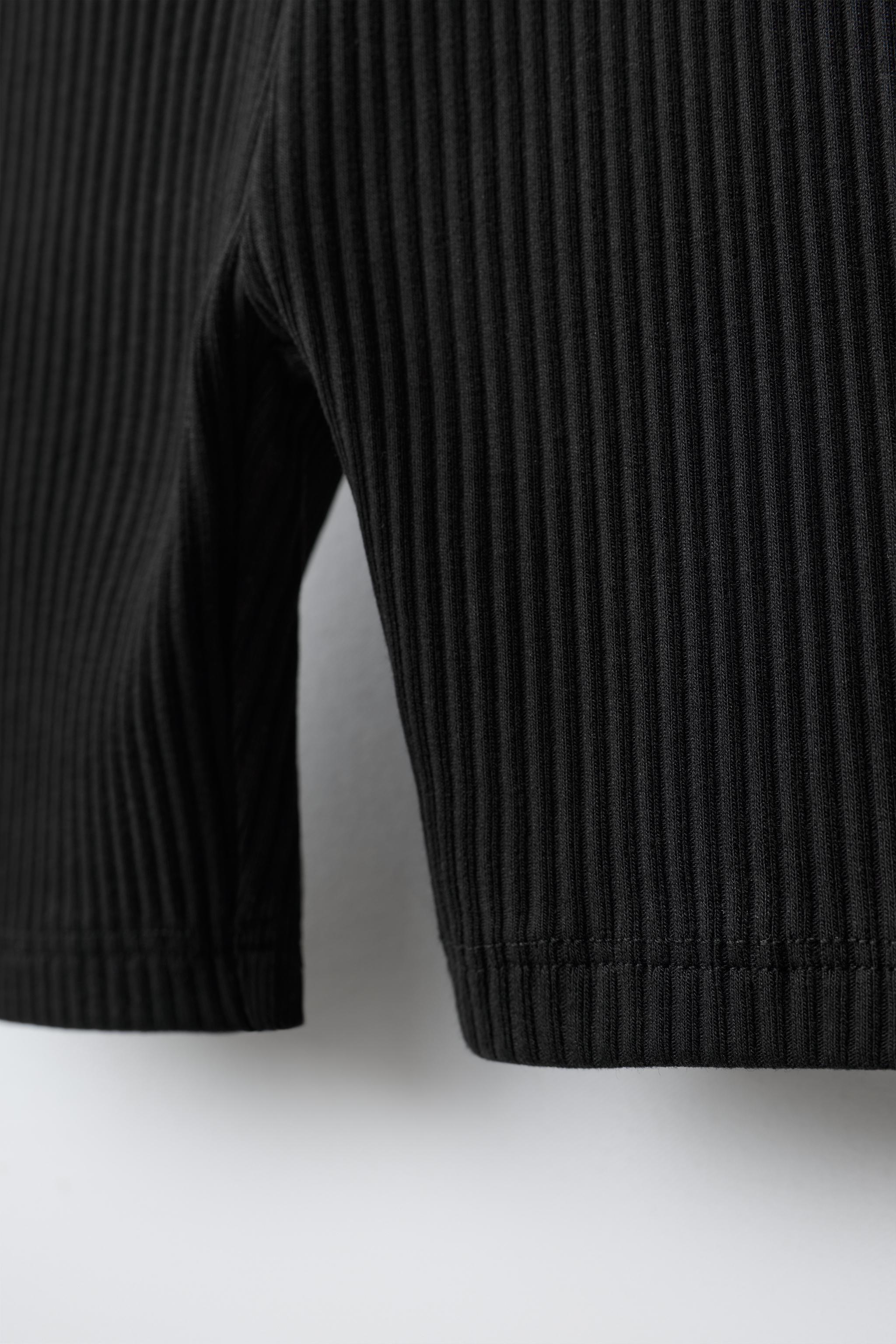 RIBBED TEXTURED CYCLING LEGGINGS